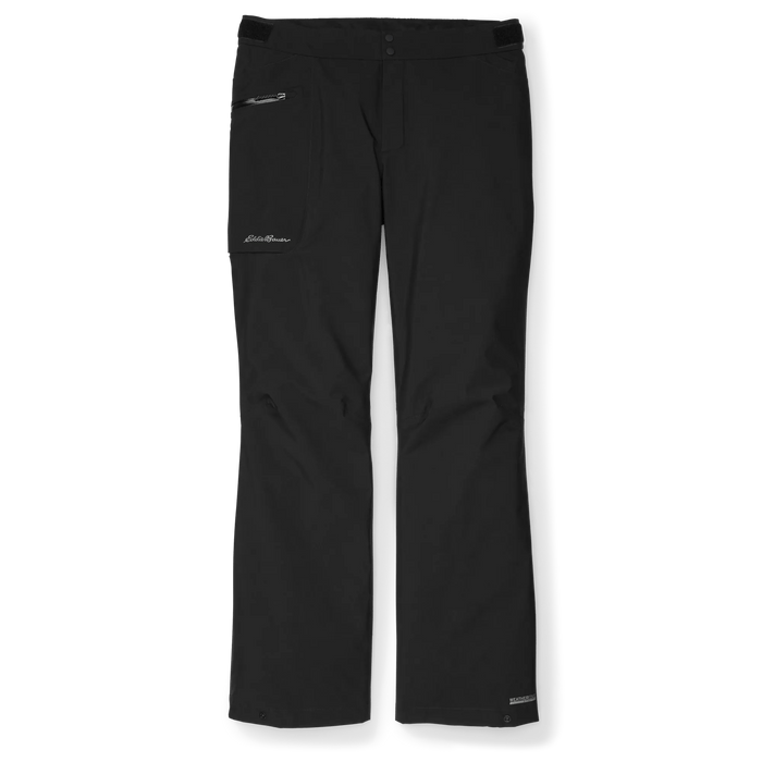 Women's Cloud Cap Stretch Waterproof Rain Pants-Black-Regular-1