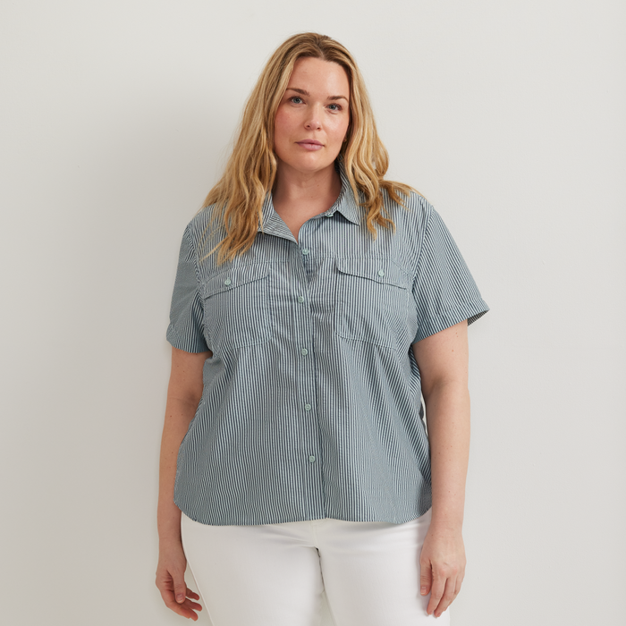 Women's Mountain 3.0 Short-Sleeve Shirt - Print-Brook-Plus-C1