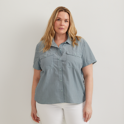 Women's Mountain 3.0 Short-Sleeve Shirt - Print-Brook-Plus-C1