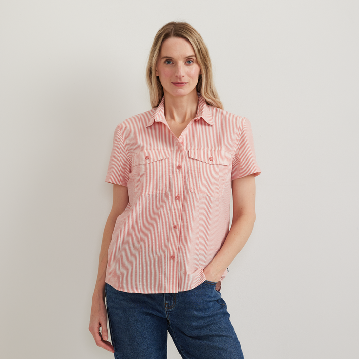 Women's Mountain 3.0 Short-Sleeve Shirt - Print-Tangelo-Regular-C1