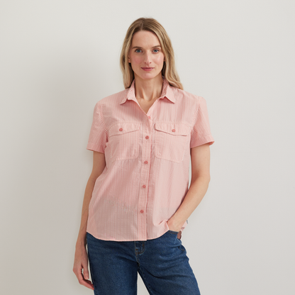 Women's Mountain 3.0 Short-Sleeve Shirt - Print-Tangelo-Regular-C1