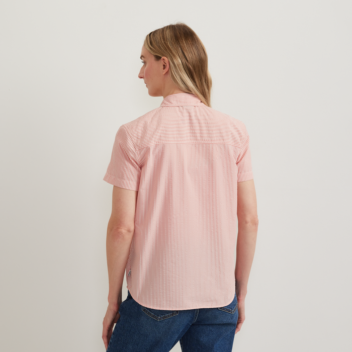 Women's Mountain 3.0 Short-Sleeve Shirt - Print-Tangelo-Regular-F1