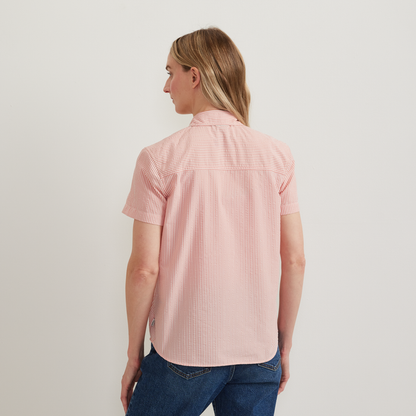 Women's Mountain 3.0 Short-Sleeve Shirt - Print-Tangelo-Regular-F1