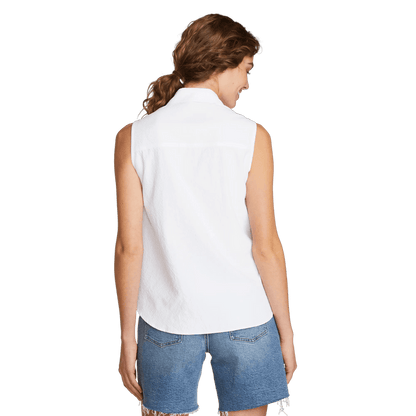 Women's Sleeveless Mountain Shirt 3.0 - Solid-White-Regular-3