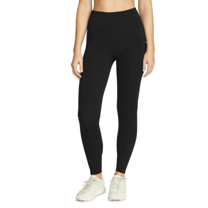 Women's Traverse Trail High-Rise Leggings-Black-Regular-4