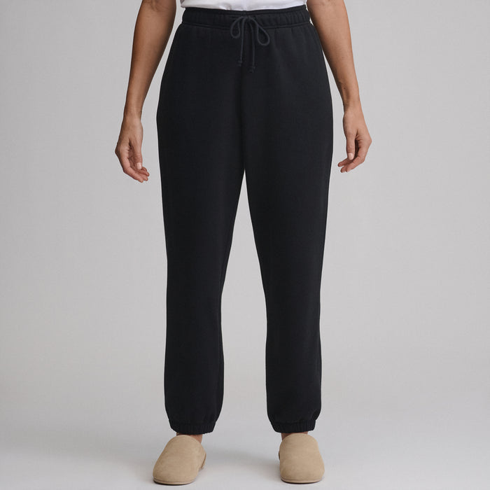 Women's Vintage Soft Relaxed Fit Jogger Sweatpants-Black-5