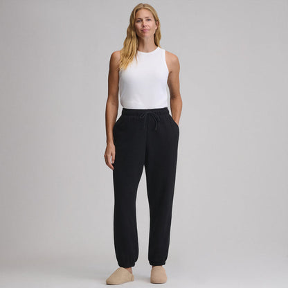 Women's Vintage Soft Relaxed Fit Jogger Sweatpants-Black-8