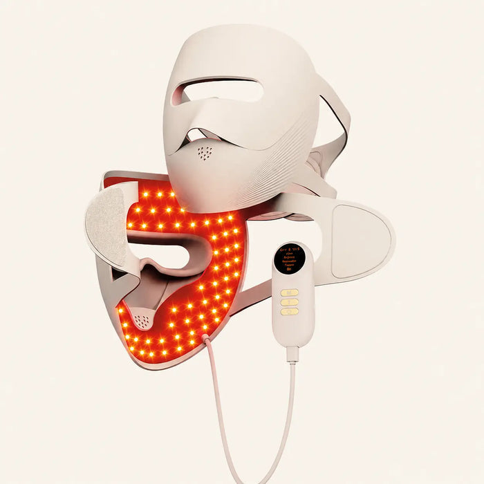 wondear anti-aging light therapy face mask with red & near-infrared LED for wrinkle reduction