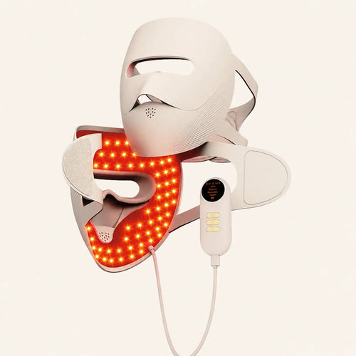 wondear anti-aging light therapy face mask with red & near-infrared LED for wrinkle reduction
