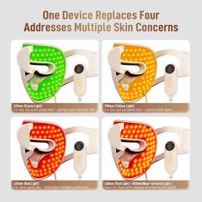 3D Red & Near-Infrared Light Therapy Face Mask wondear