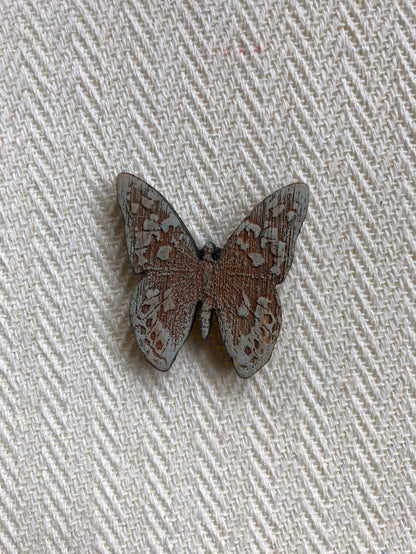 Butterfly Bluewashed