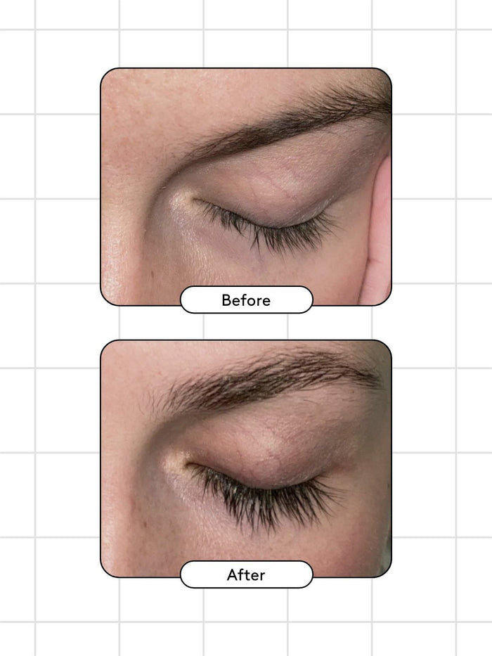 Xlash Eyelash Serum 3 ml for longer, natural-looking eyelashes, shown in a sleek bottle with applicator brush.