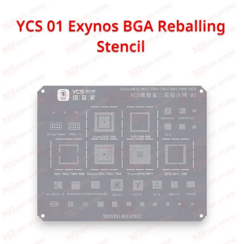YCS 01 Exynos BGA Reballing Stencil