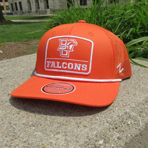 Zephyr Falcons Bulletin Orange Snapback Hat